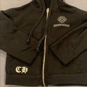 Kids Chrome Hearts Zipper Hoodie